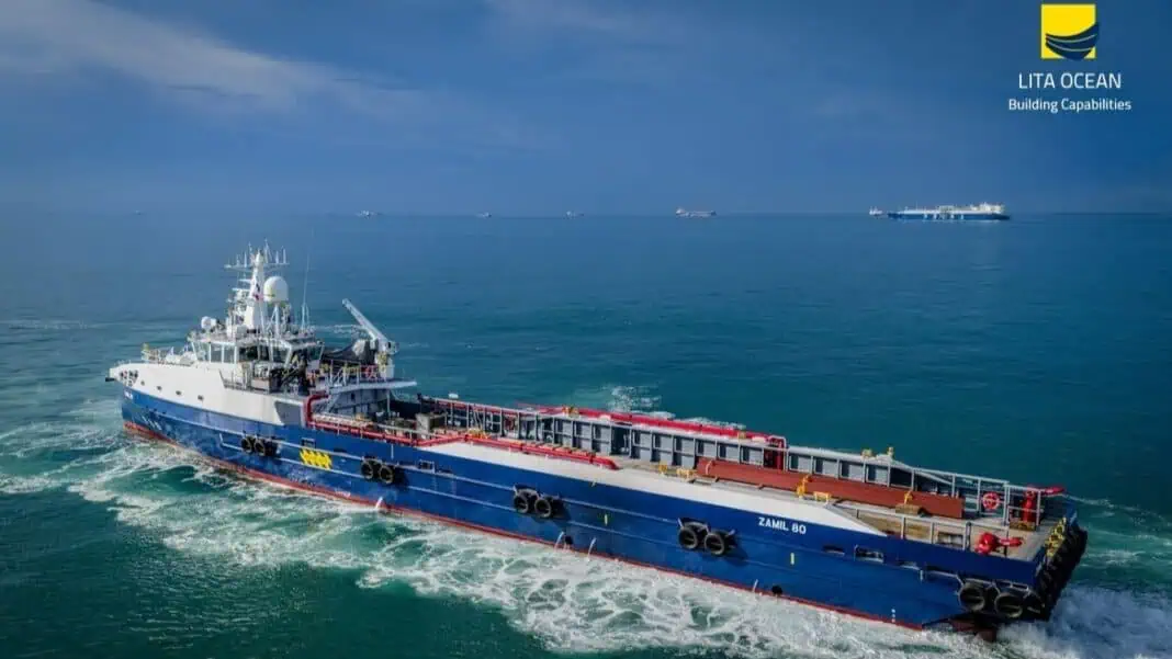 Singaporean shipbuilder Lita Ocean announce the successful delivery of ZAMIL 80, to Zamil Offshore. A 60-meter DP2, FF1 Fast Support Intervention Vessel (FSIV) equipped with SMART and IDM-A capabilities, classed by ABS. This state-of-the-art vessel will soon depart for Saudi Arabia to commence operations in support of Aramco’s offshore activities.