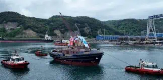 MED MARINE has successfully launched the cutting-edge TRAktor 2600-Z tug at its Ereğli Shipyard, marking a significant addition to Svitzer’s global fleet. The vessel, launched on May 13, 2025, represents a leap forward in tug design, combining high bollard pull performance with superior hydrodynamic efficiency, precise manoeuvrability to deliver exceptional performance in diverse maritime operations while prioritizing fuel efficiency and environmental sustainability.