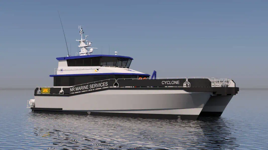 NR Marine Services Commissions WMD to Develop New Cyclone Class CTV Building on the Success of the Storm & Typhoon Class Vessels, the Cyclone Class Sets a New Standard for Offshore Crew Transfer Comfort and Capability