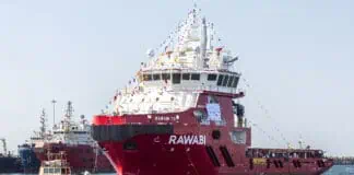 Premier Marine Shipyards has launched its most advanced Offshore Support Vessel (OSV) to date—the Rawabi 73, a 70-meter Anchor Handling Tug Supply (AHTS) vessel. Custom-built for Vallianz Shipbuilding & Engineering Pte Ltd (VSE), a wholly-owned subsidiary of Vallianz Holdings Limited, the vessel is being constructed on behalf of Rawabi Vallianz Offshore Services (RVOS).