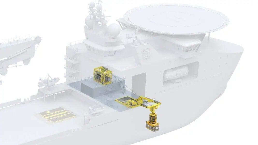Ulmatec Handling Solutions is excited to announce the signing of a new agreement with Omega Subsea, a major player in ROV operations, for the delivery of advanced Active Heave Compensated Launch and Recovery Systems (Ulmatec E-LARS). The LARS systems acquired will play a crucial role in Omega Subsea’s ROV service projects and will be installed onboard an existing offshore vessel.