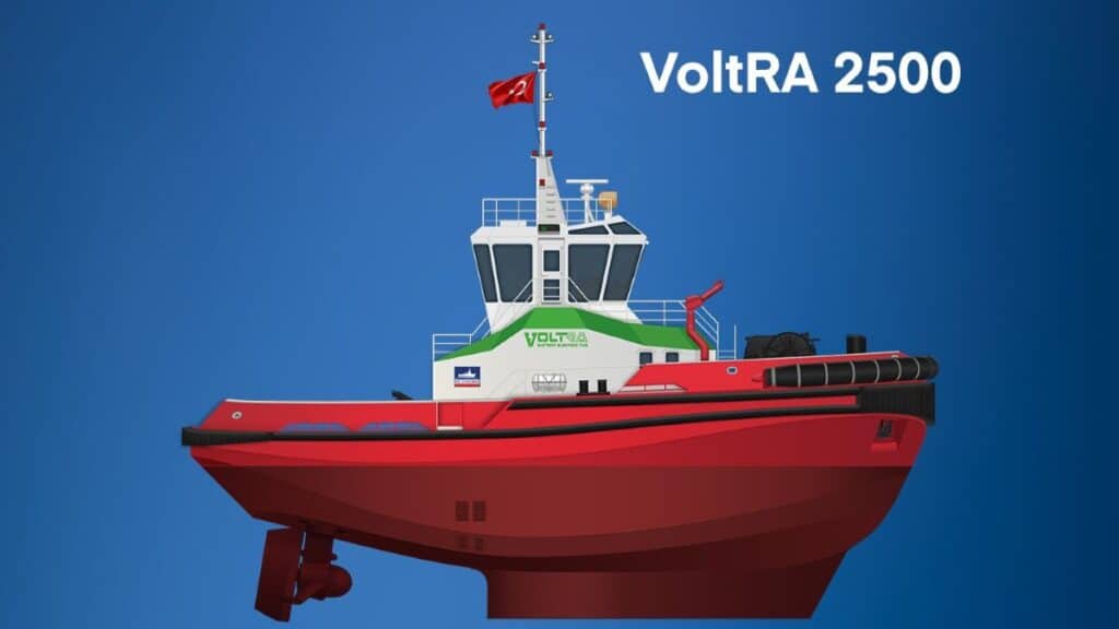 In a landmark move for sustainable shipping, MED MARINE has announced the construction of VoltRA, the world’s first fully electric tug, powered by Caterpillar’s cutting-edge Lithium Iron Phosphate (LFP) battery technology. The project was formalized through a Letter of Intent (LOI) signed with Borusan Cat, Caterpillar’s Turkey distributor, on June 3rd during the Nor-Shipping 2025 exhibition in Oslo, marking a shared commitment to shaping the future of sustainable maritime solutions.