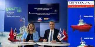 MED MARINE embarks on the construction of VoltRA—the first fully electric tugboat powered by Caterpillar’s advanced Lithium Iron Phosphate (LFP) battery system. This groundbreaking collaboration was further solidified with the signing of a Letter of Intent (LOI) between MED MARINE and Borusan Cat on June 3rd, during the Nor-Shipping 2025 exhibition in Oslo, marking a shared commitment to shaping the future of sustainable maritime solutions.