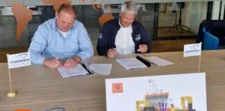 Van Wijngaarden Marine Services and Kooiman Marine Group today announced the signing of a Letter of Intent (LOI) for the design and construction of a cutting-edge DP2 Multi-Purpose Vessel (MPV 4716). This agreement marks a significant milestone in advancing sustainable and versatile maritime operations.