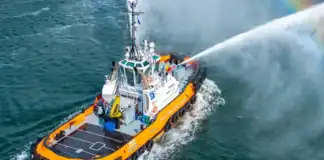 Damen Shipyards Group has successfully delivered an ASD Tug 3010 ICE to Sundsvall Hamn (Port of Sundsvall), Sweden. This state-of-the-art tug is designed for optimal performance in the challenging conditions of the Baltic Sea, ensuring reliability during harsh winters while meeting efficiency demands for decades to come.