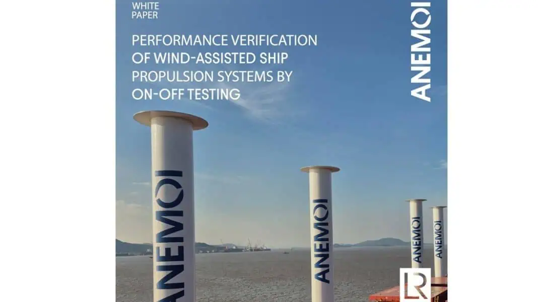 Anemoi and Lloyd’s Register Publish Landmark Paper to Advance Standardisation of Wind Propulsion Performance Methodology