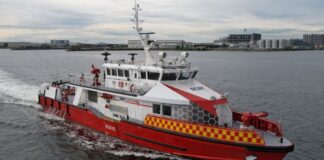 BMT, a leading international design, engineering, and risk management consultancy, and Penguin Shipyard International, Singapore’s premier shipbuilder, proudly announce the successful delivery of the Blue Dolphin MFV-R, a state-of-the-art marine fire and rescue vessel developed in close partnership with the Singapore Civil Defence Force (SCDF).