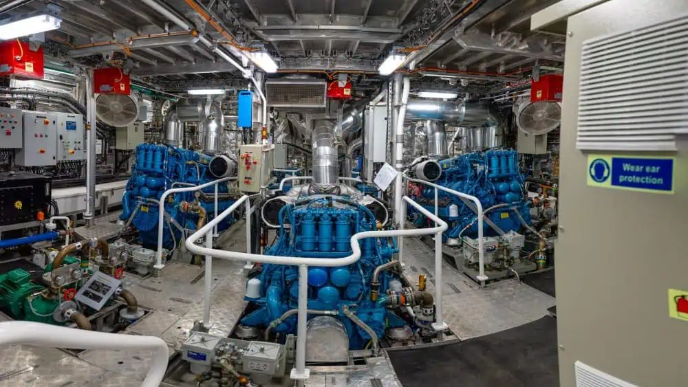 The patrol boats are powered by a triple-engine propulsion setup that enables them to reach speeds of up to 30 knots, even under full operational load. This performance makes them suitable for rapid interception and high-speed patrolling tasks. Each vessel also includes a bow thruster system to enhance precision during docking and close-quarters manoeuvring.