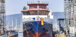 Freire Shipyard successfully launched the new research vessel, Anita Conti, designed for the French Oceanographic Fleet and operated by Ifremer French research institute entirely dedicated to ocean knowledge). This remarkable event marks a significant step in advancing oceanographic research and pays homage to Anita Conti, the first female oceanographer in France, known for her groundbreaking contributions to marine studies. Anita Conti's legacy is not just a symbol of women's pivotal role in the scientific community, but a reminder of the ongoing necessity for diverse perspectives in ocean exploration.