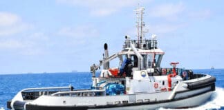 Naval architecture firm Robert Allan Ltd. is pleased to announce the successful delivery of the RAS ALHEKMA, a high-performance terminal support and escort tug, to the Egyptian Navy in Alexandria, Egypt.