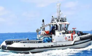 Naval architecture firm Robert Allan Ltd. is pleased to announce the successful delivery of the RAS ALHEKMA, a high-performance terminal support and escort tug, to the Egyptian Navy in Alexandria, Egypt.