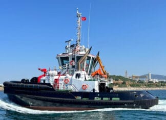 Türkiye based tug builder SANMAR Shipyards has delivered another state-of-the-art Boğaçay Class tugboat to Rimorchiatori Napoletani, a prominent Italian towage and maritime services provider. The the twin Z-drive, diesel-powered tug, previously named BOĞAÇAY LXXVIII during its construction phase, has been officially christened PORTOSALVO by its new owners.