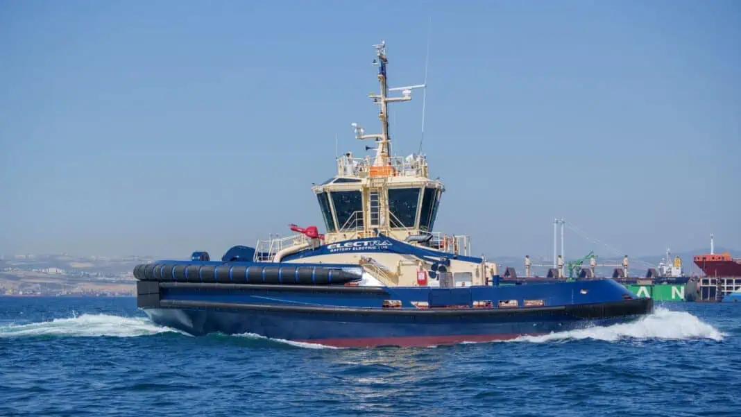 Sanmar ElectRA 2500SX delivers fully electric emissions-free tug to major global operator Svitzer