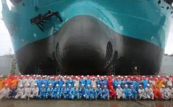 This week, DEME celebrated the successful launch of its second wind turbine installation vessel (WTIV), Norse Energi, at the Yantai CIMC Raffles Offshore Ltd. This marks a major step forward as the vessel enters its final construction phase.