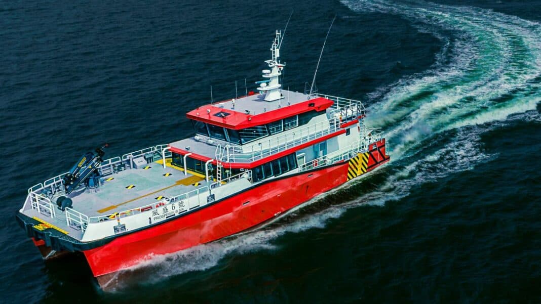 Chartwell Marine, the UK-based pioneer of next-generation vessel design, has delivered the Prosperous 6, a cutting-edge Crew Transfer Vessel (CTV), to Pacific Radiance, a leading offshore vessel operator in the Asia-Pacific (APAC) region. This milestone underscores the strategic partnership between the two companies and accelerates the deployment of advanced offshore wind support solutions in APAC’s rapidly growing renewable energy sector.