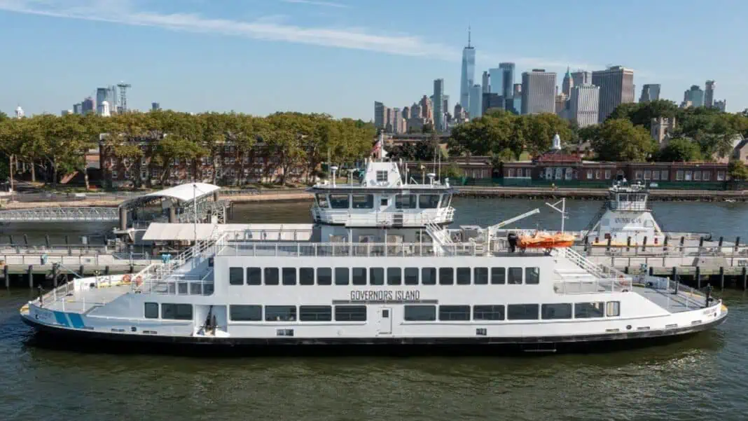 Conrad Shipyard has proudly delivered the Harbor Charger, New York State’s first hybrid-electric public ferry, to The Trust for Governors Island. Designed by Elliott Bay Design Group and built at Conrad’s Morgan City, Louisiana facility, this groundbreaking 1,200-passenger vessel marks a bold step forward in sustainable maritime transportation.