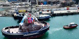 MED MARINE, a leading Turkish shipbuilder specializing in tugboats and workboats, has successfully launched the second TRAktor 2600-Z tugboat for SVITZER, the global leader in towage and marine services. Designed to excel in the challenging conditions of Panama’s high-traffic ports, this vessel underscores MED MARINE’s reputation for precision engineering, rapid delivery, and uncompromising reliability.