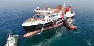 MV Lochmor, the first of two new vessels for the Little Minch routes, was launched today at Cemre Marin Endustri shipyard in Yalova, Turkey. Compared to the current single-vessel service provided by MV Hebrides, the new ferry along with sister vessel, MV Claymore, will provide a two-vessel service to the routes between Uig on Skye, Tarbert (Harris) and Lochmaddy (North Uist). MV Lochmor can accommodate up to 450 passengers and 100 cars, or 14 commercial vehicles, bringing a major boost to capacity and resilience for the communities it will serve.
