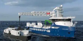 Uptime International, in collaboration with Eidsvaag AS, a leading provider of aquafeed transport and services, have developed and launched the world’s first active motion-compensated feed delivery system. This groundbreaking technology enables precise, secure delivery of fish feed directly from vessel to offshore fish farms in significantly more challenging weather conditions than previously possible.