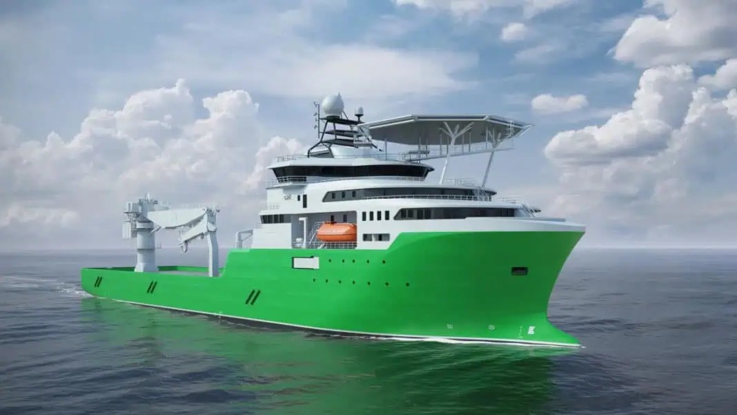 DEME is expanding its fleet with a new Offshore Construction Vessel (OCV), strengthening its subsea cable installation capacity to meet the evolving global offshore wind market. Designed for versatility,the vessel will be capable of executing trenching, burial, and cable-laying operations, complementing