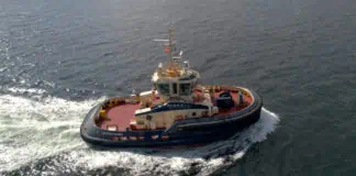 The green transition in Denmark’s maritime sector took an important step forward today as Denmark’s – and Svitzer’s – first electric tugboat was named by Her Majesty Queen Mary at a ceremony in Copenhagen. The new tugboat will carry the name Svitzer Ingrid, as announced by Her Majesty during the naming ceremony, which was attended by more than 100 executives from the Danish maritime industry. Svitzer Ingrid has a battery capacity equivalent to that of 23 modern electric cars and can perform most tasks using electricity, thereby reducing annual CO₂ emissions by 600 to 900 tonnes. “In Svitzer, we have an ambition to become climate neutral by 2040, so today marks an important milestone for us. The electrification of our vessels is a key part of achieving this target. Svitzer Ingrid will operate in the Sound with Helsingborg as its home port, and around 90% of all tasks can be completed using electricity,” said Kasper Friis Nilaus, CEO of Svitzer. Svitzer operates a fleet of over 450 tugboats assisting large tankers, container ships, and cruise vessels safely in and out of ports. Ingrid is Svitzer’s first fully battery-powered tugboat. A second electric tugboat has been ordered for delivery in 2026, and Svitzer is also in the market for additional four electric tugboats. Since 2016, Svitzer has operated four hybrid tugs in Australia. “We would like to make a larger share of our fleet battery-powered, but this depends on ports having the necessary charging infrastructure. We are not there yet, although we see positive progress,” added Kasper Friis Nilaus. “Ultimately, ports will need charging infrastructure similar to that for cars. Shipping companies cannot achieve this on their own. We must work together across our industry, with policymakers and local communities, to develop viable green solutions,” said Kasper Friis Nilaus. Svitzer Ingrid will be recharged using renewable energy supply at the Port of Helsingborg. Facts about Svitzer Ingrid Hybrid vessel with a 1,808 kWh battery, equal to 23 modern electric cars Also fitted with a conventional diesel engine Reduces CO₂ emissions by 600–900 tonnes per year compared to existing Øresund tugs Full charge takes about 3.5 hours; in practice, around one hour of charging is sufficient for operations 90% of tasks can be completed on battery power Length: 25.4 metres, Width: 12.7 metres, Draft: 5.4 metres Bollard pull (BP): 70 tonnes Svitzer vessels in Scandinavia are named after figures from Nordic mythology, and Ingrid is no exception. The name also carries a royal reference to Queen Ingrid. This is the second time that H.M. Queen Mary has named a Svitzer vessel, having previously named Svitzer Marysville in Melbourne, Australia in 2011.