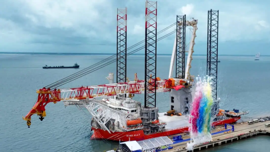 Cadeler has announced the successful, on-budget delivery of its first A-class wind installation vessel, Wind Ally, marking the ninth vessel in the company’s expanding fleet of next-generation offshore units.