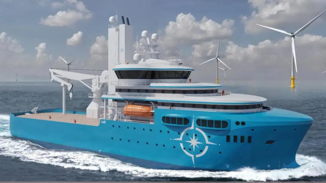 Marco Polo Marine Ltd, a reputable regional integrated marine logistics company, is pleased to announce that it has appointed Salt Ship Design AS, a renowned Norwegian ship designer, to design its next-generation Commissioning Service Operation Vessel (CSOV), known as the CSOV Plus.