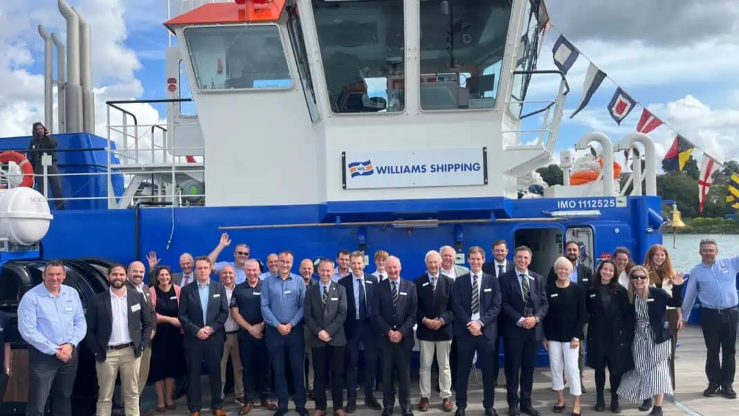 Williams Shipping has officially christened its newest vessel, Willdiscover, at a ceremony held at Millstone Point, Shamrock Quay. Built by renowned Dutch shipbuilder Neptune Marine, Willdiscover is a state-of-the-art multi-purpose vessel
