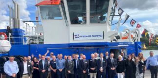 Williams Shipping has officially christened its newest vessel, Willdiscover, at a ceremony held at Millstone Point, Shamrock Quay. Built by renowned Dutch shipbuilder Neptune Marine, Willdiscover is a state-of-the-art multi-purpose vessel