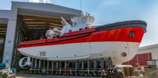 Türkiye-based Sanmar Shipyards has launched the first of two of the world’s large purpose-built dual-fuel methanol escort tugs, under construction for KOTUG Canada. KOTUG Canada is a partnership between KOTUG International B.V. and Canada’s Horizon Maritime Inc., advancing the adoption of sustainable tug technology in the global maritime sector.