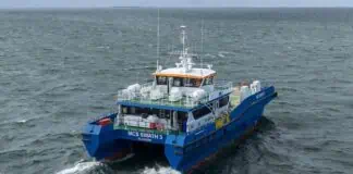 Finnish shipbuilder Uudenkaupungin Työvene OY has successfully delivered the MCS SWATH 3, a state-of-the-art Crew Transfer Vessel (CTV) built on Small Waterplane Area Twin Hull (SWATH) technology, to Maritime Craft Services (Clyde) Ltd.