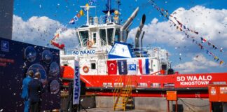 – A powerful celebration of engineering excellence and partnership took place at UZMAR Shipyard with the official delivery of five cutting-edge tugboats to KOTUG International. The vessels — SD Wonder, SD Djoudj, SD Chatboul, SD Rosso, and SD Waalo — will support KOTUG’s long-term offshore terminal operations, four of them in Mauritania and Senegal, and one in Congo, providing essential towage and marine support services for the region’s advanced LNG infrastructure.
