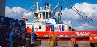 – A powerful celebration of engineering excellence and partnership took place at UZMAR Shipyard with the official delivery of five cutting-edge tugboats to KOTUG International. The vessels — SD Wonder, SD Djoudj, SD Chatboul, SD Rosso, and SD Waalo — will support KOTUG’s long-term offshore terminal operations, four of them in Mauritania and Senegal, and one in Congo, providing essential towage and marine support services for the region’s advanced LNG infrastructure.