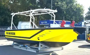 WMD, in partnership with Aluminium Marine Consultants (AMC), has unveiled an 8-metre, 40-knot rapid response vessel at The Emergency Services Show in Birmingham.