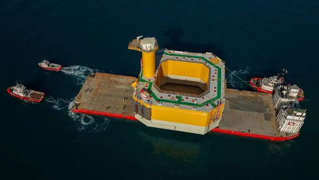 BOA, a leading Norwegian maritime company specializing in offshore, subsea, and heavy-lift solutions, has successfully launched three floating steel platforms for the EOLMED Offshore Wind Project, a pioneering floating wind farm located in the Mediterranean Sea, France.