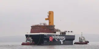 Cemre Shipyard has launched NB1095 Wind King, an innovative SWATH Walk-to-Work Service Operation Vessel (SOV) developed in collaboration with GC Rieber Shipping, WindKeeper, and LMG Marin. The successful launch marks an important milestone in the advancement of offshore wind vessel technology.