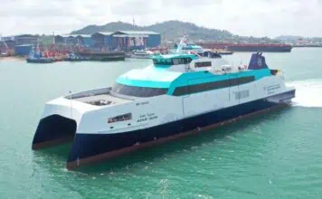 Jazirat Dalma and Al Dhannah High Speed Ferries Enter Service in Abu Dhabi Two new aluminium high-speed Ro-Pax ferries, designed by global digital shipbuilder Incat Crowther for the Integrated Transport Centre (ITC) — an affiliate of the Department of Municipalities and Transport in Abu Dhabi — have successfully completed sea trials and are now in operation on the 42-kilometre route between Dalma Island and Jebel Dhannah on the UAE mainland.