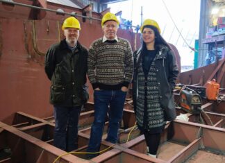 Construction of the new 24-metre monohull Fair Isle ferry is now underway at Parkol Marine Engineering’s Whitby yard, where the first steelwork has been laid to form the vessel’s keel. This milestone signals the start of a build programme expected to take approximately 12 months.