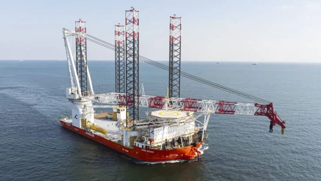 Cadeler, a global partner in offshore wind farm construction, maintenance, and decommissioning, today announces the successful delivery of Wind Mover, the tenth vessel to join its expanding fleet of next-generation wind turbine installation vessels (WTIVs). Delivered ahead of schedule, the vessel will begin operations in Europe immediately after mobilisation.