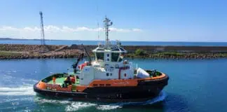 MED MARINE, Turkey’s leading shipbuilder and tug operator, proudly announces the successful delivery of BULLA REGIA, the first vessel in a series of six state-of-the-art RAmparts 2800 ASD tugs being built for Tunisia’s prominent port authority, Office de la Marine Marchande et des Ports (OMMP).