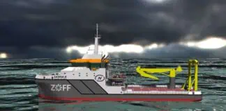 Neptune Marine, is a specialised provider of marine solutions in the Netherlands announces the signing of a Letter of Intent with Zumaia Offshore, a Spanish operator of a fleet of multipurpose work and support vessels, for the construction of a new 59 x 18-metre DP2 multipurpose Offshore Support Vessel, to be named Saskia B.