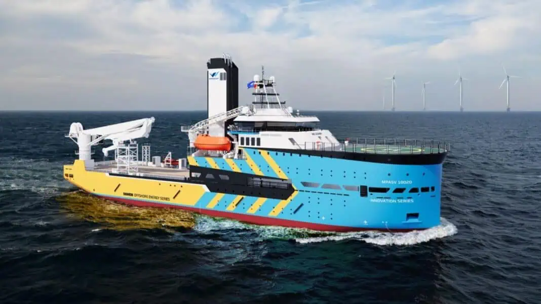 At the Offshore Energy Conference in Amsterdam, Windcat announced the signing of a contract with Damen Shipyards Group for the delivery of a new Multi-Purpose Accommodation Support Vessel (MP-ASV). The agreement also includes options for five additional vessels of the same type.