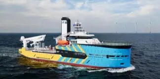 At the Offshore Energy Conference in Amsterdam, Windcat announced the signing of a contract with Damen Shipyards Group for the delivery of a new Multi-Purpose Accommodation Support Vessel (MP-ASV). The agreement also includes options for five additional vessels of the same type.
