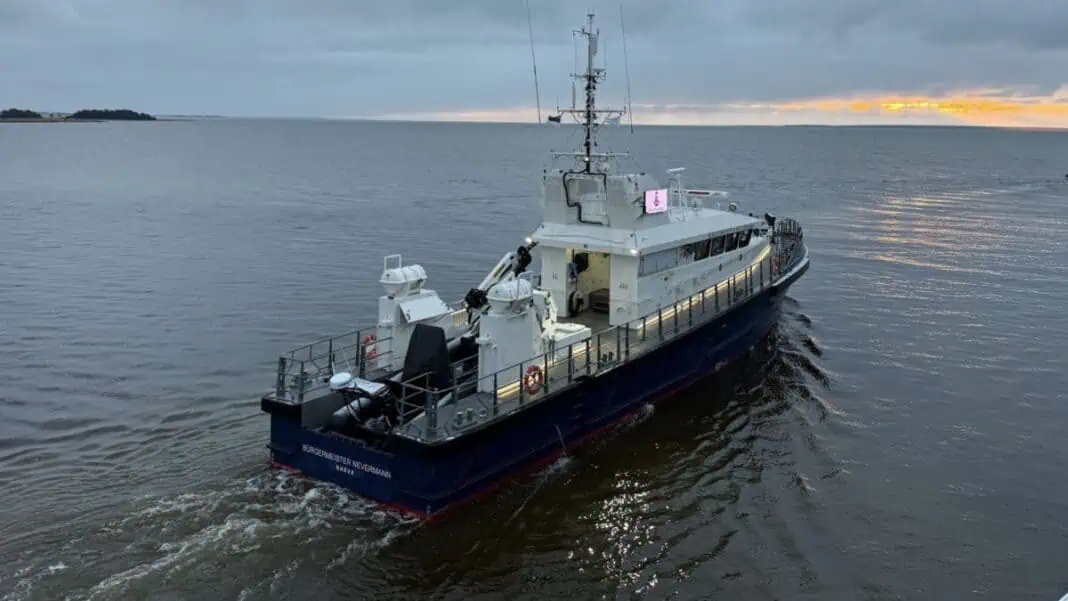 Baltic Workboats, an Estonian designer, builder, and supplier of steel and aluminium workboats, announce the departure of two additional vessels from its shipyard to Flotte Hamburg GmbH & Co. KG, marking the fourth and fifth vessels delivered to the Port of Hamburg operator within the past 12 months.