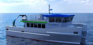 Derecktor Shipyards is excited to announce a new vessel agreement with SoundWaters, a Stamford, Connecticut–based nonprofit dedicated to environmental education and Long Island Sound stewardship. Designed in collaboration with Chartwell Marine, a pioneer of next generation vessel design, the new purpose-built research and education platform will expand SoundWaters’ hands-on marine science programming to thousands of students across the region.