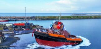 One of Türkiye’s leading shipbuilder and tug operator, MED MARINE has successfully launched the sixth and final RAmparts 2800 series ASD tug, completing the six-vessel fleet programme built for Tunisia’s Office de la Marine Marchande et des Ports (OMMP). The launch ceremony, held in late November at MED MARINE’s Ereğli Shipyard, marks the culmination of this strategically planned construction series.