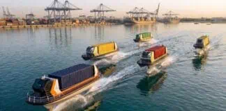 Fly-Box to Benchmark Against Trucks and Feeder Vessels Fly-Box, a Franco-Swiss maritime deeptech startup developing next-generation foil-borne container platforms, is entering an exciting new phase. Following the establishment of key Gulf-region partnerships this spring to prepare pilot routes and the successful flight of its prototype over the summer, the company has now launched a comprehensive techno-economic assessment with a global leader in shipping and terminal operations. Fly-Box’s platforms will be benchmarked against trucks and feeder vessels through concrete, real-world use cases.