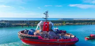 MED MARINE Launches New RAstar 2800 Terminal–Escort Tug Turkish shipbuilder and Turkey’s leading tugboat operator, MED MARINE announce the launch of its latest RAstar 2800 Terminal–Escort Tug, a vessel engineered to deliver superior performance, precise handling, and outstanding operational strength.