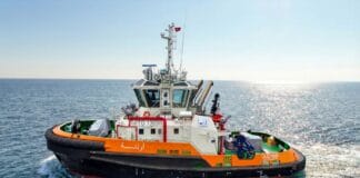 MED MARINE has successfully delivered OUDHNA, the third of six RAmparts 2800 series ASD tugboats ordered by Tunisia’s Office de la Marine Marchande et des Ports (OMMP), further strengthening the growing maritime cooperation between Türkiye and Tunisia.