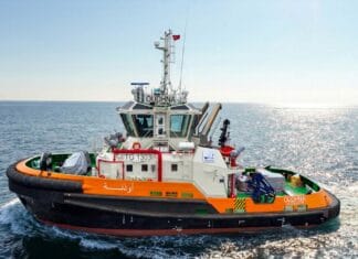 MED MARINE has successfully delivered OUDHNA, the third of six RAmparts 2800 series ASD tugboats ordered by Tunisia’s Office de la Marine Marchande et des Ports (OMMP), further strengthening the growing maritime cooperation between Türkiye and Tunisia.